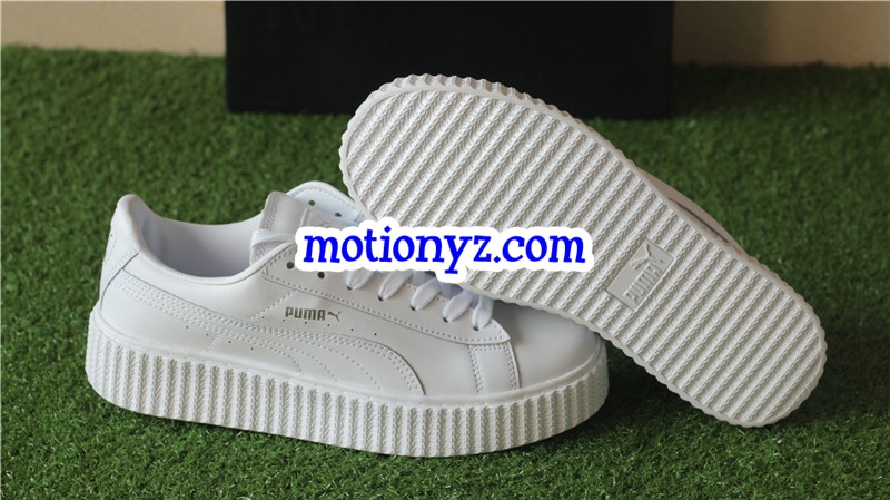 Puma Fenty Rihanna Creeper Low Leather Pure White